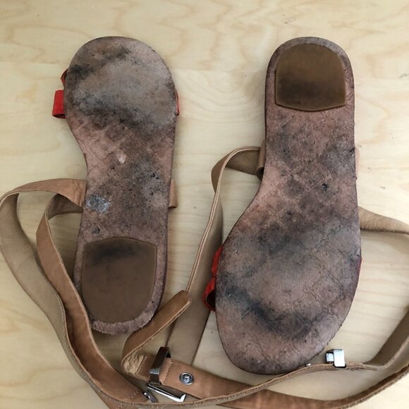 L.A.M.B. Myra Ankle Wrap Sandals - Picture 9 of 9